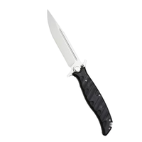 Couteau pliant d'extérieur - Outil de survie multifonctionnel portable haute dureté, couteau à fruits anti-lame coupante, ambidextre en plastique