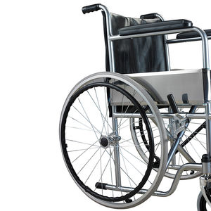 Sedia a Rotelle AOLIKE ALK809E in Acciaio Pieghevole Confortevole Economica al Prezzo di Fabbrica - Product Image 4