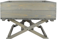 Planteur de fleurs de jardin en bois surélevé, lit surélevé personnalisé, Table de pot en bois avec boîte de légumes