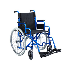 Fauteuil roulant manuel KJT606-51KJT606BKJT606CKJT606RKJT611 en alliage d'aluminium pliable avec fonction de chaise de toilette pour personnes âgées - Product Image 2