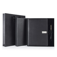 Notebook de carga USB inteligente de doble carga móvil Bloc de notas de negocios personalizado Feria Comercial Notebook promocional caja de regalo