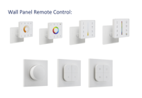Contrôleur professionnel 5-en-1 PWM à couleurs vives réglables 12-48V BT/WiFi/Tuya Smart Life RF pour bande LED musicale 4 canaux