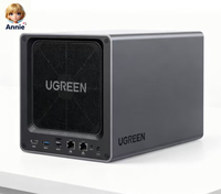 UGREEN-Stockage 4 baies DXP4800 Plus Multitâche fluide avec 8 Go de RAM DDR5 ultra-rapide (extensible jusqu'à 16 Go)