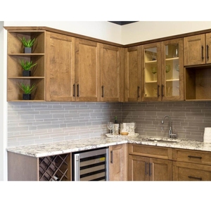 OEM ODM CANA Meubles de cuisine modernes, conception entièrement personnalisée, sélection de matériaux, respectueux de l'environnement, garantie de 3 ans pour les projets d'appartements - Product Image 1