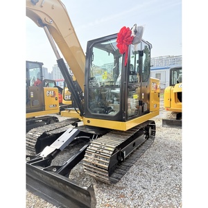 Mini-excavatrice CAT 307 d'occasion, poids opérationnel de 7 tonnes, avec godet de 0,33 m³, excavatrice hydraulique sur chenilles d'occasion, haute qualité - Product Image 6