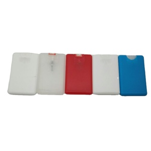 Stock Multi 20ml Portable Square Rectangle Trendy Flat Travel <strong>Perfume</strong> Atomizer Mini Alcohole <strong>Spray</strong> Hand Sanitizing <strong>Bottle</strong> - Product Image 2