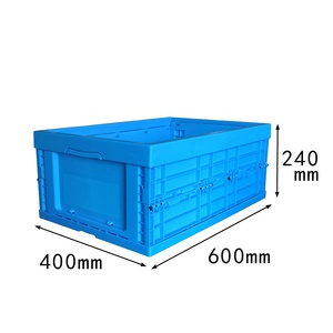 Peti penyimpanan plastik dapat dilipat, logistik dapat didaur ulang ramah lingkungan - Product Image 3