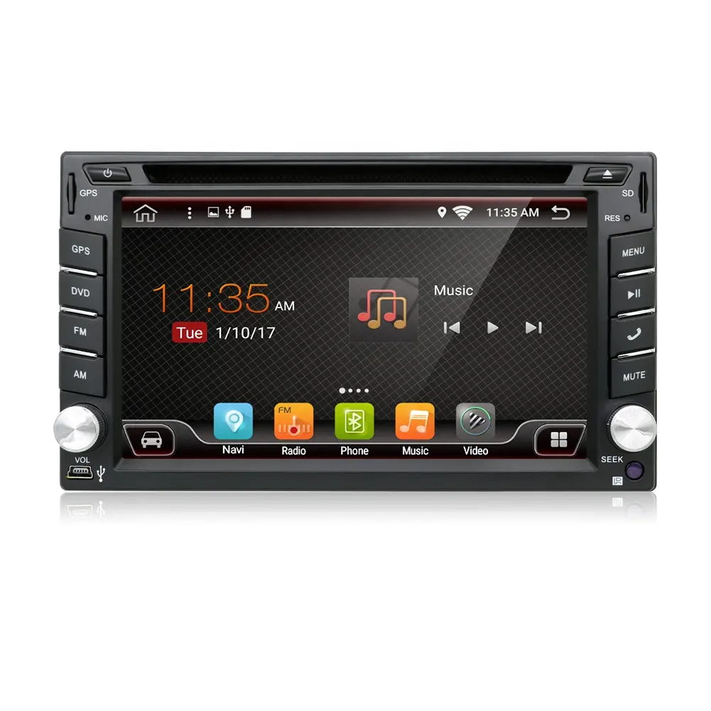 Groothandel Android 6.2 inch Touchscreen Autoradio voor Citroen C3 C5 GPS DVD