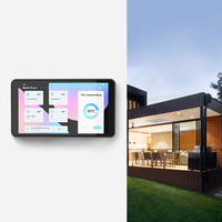 Panel de Interruptores Inteligente PIR Tuya Zigbee de 4 Pulgadas para Empotrar en Pared, con SDK API, QR, Z-Wave, Pantalla Táctil LCD, RFID, para Hoteles, Sistemas Inteligentes Tuya