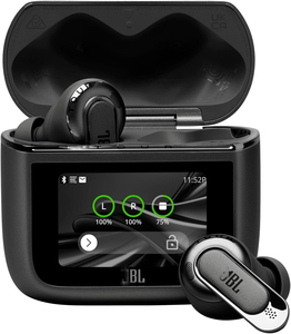 Écouteurs intelligents avec étui de charge et écran tactile, écouteurs à réduction de bruit active, écouteurs Bluetooth pour jeux, 35 heures de lecture - Product Image 2