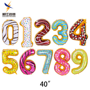 Globos <span class=keywords><strong>de</strong></span> Número del 0 al 9 <span class=keywords><strong>de</strong></span> 16, 32 y 40 Pulgadas al por Mayor para Cumpleaños, Bodas, Aniversarios, Graduaciones, Nochevieja y Otros Eventos - Product Image 6