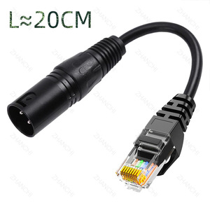<span class=keywords><strong>XLR</strong></span> pour câblage RJ45, ligne sonore lumineuse DMX512, cuivre équilibré <span class=keywords><strong>XLR</strong></span> vers <span class=keywords><strong>port</strong></span> réseau, tête en cristal pour ordinateur personnel - Product Image 6