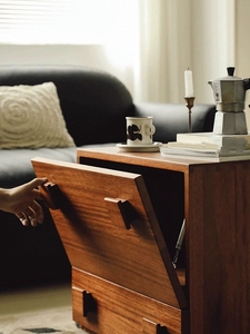 Gỗ sồi cổ điển rắn gỗ ngực của ngăn kéo TV hiển thị lưu trữ lật xuống cửa phòng khách tủ - Product Image 4