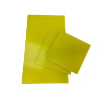 Feuille laminée en fibre de verre époxy FR4 V-0 jaune, matériau d'isolation électronique, résistance aux hautes températures, résistance aux arcs électriques