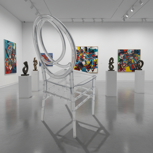 Wholesale Stackable Crystal <strong>Bamboo</strong> <strong>Chairs</strong> Stacked Plastic PC Transparent Acrylic Dining <strong>Chairs</strong> for Outdoor Hotel Wedding - Product Image 6