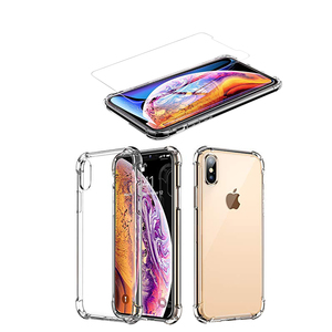 2019 caliente en vender <span class=keywords><strong>Amazon</strong></span> Protector de pantalla de vidrio templado para <span class=keywords><strong>Iphone</strong></span> X XR <span class=keywords><strong>XS</strong></span> MAX fácil aplicador teléfono caso - Product Image 1