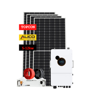 Système d'énergie solaire domestique 50 kW avec contrôleur MPPT, onduleur à onde sinusoïdale pure, batterie lithium-ion - Système solaire hors réseau - Product Image 1
