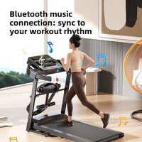 Caminadora Plegable Profesional Silenciosa con Pantalla LCD, Monitor de Frecuencia Cardíaca, Motorizada, para Equipo de Gimnasio en Casa