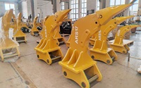 Adaptador de Estructura MS01 Personalizado de Fábrica para Excavadora, Ripper para Miniexcavadora de 1.5-3 Toneladas