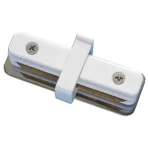 Rail bidirectionnel de type I, blanc, idéal pour les installations électriques et les supports d'éclairage. - Product Image 1