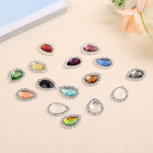 Gouttelettes d'eau en strass, accessoires de bijoux en verre pour bricolage, coiffes de mariée, accessoires pour cheveux d'enfants, fournitures artisanales faites à la main - Product Image 3
