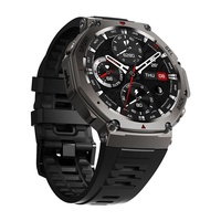 2025 resistente al agua 5ATM hombres GPS deporte reloj inteligente DM58, GPS posicionamiento AMOLED pantalla barómetro altitud brújula para hombres Smartwatch