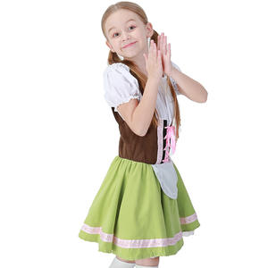 Niños niñas Oktoberfest vestido <span class=keywords><strong>de</strong></span> lujo <span class=keywords><strong>Heidi</strong></span> alemán niños cerveza mucama <span class=keywords><strong>disfraz</strong></span> bávaro Dirndl vestido - Product Image 3