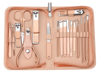 Ensemble de coupe-ongles en acier inoxydable personnalisé, ensemble complet de produits de manucure et de beauté, pinces à bec d'aigle pour les soins des pieds