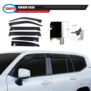 Déflecteurs de fenêtre pare-soleil pare-pluie accessoires extérieurs pour TOYOTA Land Cruiser LC300 <span class=keywords><strong>2021</strong></span>- 2022- - Product Image 5
