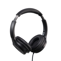 Headphone Studio Profesional Model Pribadi Baru Over-Ear Stereo Monitor Berkabel 3.5mm Headset Adaptor 6.3mm Musik yang Dapat Disesuaikan