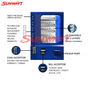 Máquina Expendedora de Pared de Autoservicio las 24 Horas para Parques, Cines, Piscinas y Centros Comerciales - Product Image 4