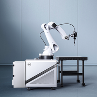 Machine de soudage automatique industrielle, robot de soudage au laser, bras robotique, acier inoxydable, fer, aluminium, garantie 1 an