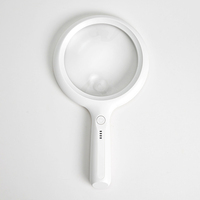 30X 60X High Power Illuminated USB Rechargeable Handheld Magnifying Glass for Reading Inspection Jewelry Hobby