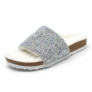 Pantofola in sughero 2023 <span class=keywords><strong>di</strong></span> alta qualità per <span class=keywords><strong>donna</strong></span>, sandali in vera pelle da <span class=keywords><strong>donna</strong></span> con doppio cinturino in colori personalizzati suola in sughero - Product Image 6