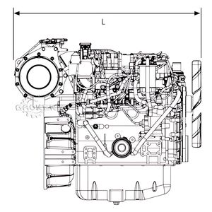 Экскаватор дизельный двигатель 4TNE84 4TNE92 <span class=keywords><strong>4TNE88</strong></span> 4TNE94 4TNE98 полная техника дизельный двигатель в сборе для замены Yanmar - Product Image 4