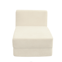 Chaise longue de plage et de piscine, canapé inclinable confortable, canapé-lit pliable rembourré en éponge, design moderne pour appartement et chambre