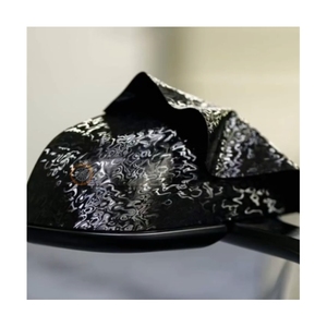 Kualitas Premium 5ft * 56ft 3D Metaverse Matt Satin hitam serat karbon tempa bungkus mobil vinil badan hewan peliharaan gelembung udara gratis untuk mobil - Product Image 1