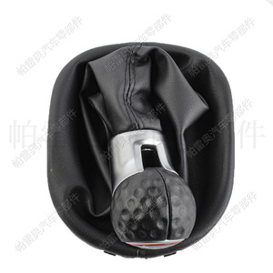 Palanca de Cambios Volkswagen de 5 Velocidades, Cuero Negro, Ergonómica, para Golf 4 GTI Caddy - Product Image 1