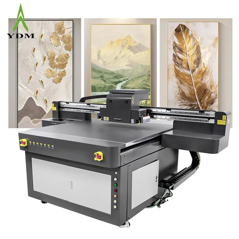 Impresora plana UV digital para panel de madera, impresoras planas UV usadas personalizadas