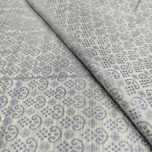 High Quality Grey Woven Poly Raw <b>Silk</b> <b>Fabric</b> Lightweight Soft Smooth Material Garment Making Dress Designing Home Textile - Product Image 4