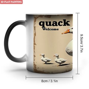 Taza Personalizada con Impresión, Negra Esmerilada, 11 oz, Cerámica, Sensible al Calor, para Sublimación - Product Image 1