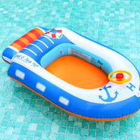 Taille personnalisée siège d'eau gonflable en PVC durable pour bébé, volant transfrontalier, bateau pour enfants, jouet, installations d'amusement aquatique