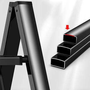 Silla Escalera Plegable <span class=keywords><strong>de</strong></span> Aluminio Color Champán, Capacidad <span class=keywords><strong>de</strong></span> Carga 150 kg, Grosor <span class=keywords><strong>de</strong></span> 1.2 mm, Certificación EN131, 2 Escalones, Ligera - Product Image 2