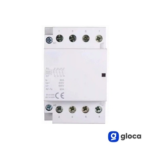 Contattore AC Gloca su Guida DIN 4P 63A 220V 50Hz per Automazione Industriale - Product Image 3