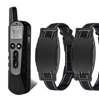 Pet Trainer Electric Shocker Hunde trainings halsband Wiederauf lad bares wasserdichtes Anti Bark Beep Vibration Hundes chock E Halsband mit Fernbedienung
