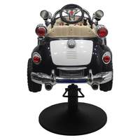 Chaise de coiffure professionnelle pour salon de barbier, avec pompe hydraulique rotative, moderne, ronde, pour enfants