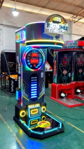 Machine de jeu d'arcade de boxe à monnayeur, en fer et plastique, lumières LED colorées, certifiée CE, garantie 1 an, 1 joueur, pour adultes, jeu en intérieur - Product Image 2