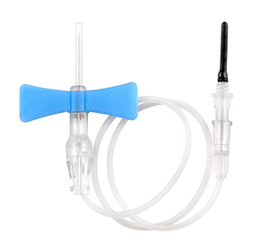 Juego de <span class=keywords><strong>Agujas</strong></span> para Extracción de Sangre con Botón de Seguridad 21G-25G con Certificación CE ISO 510K - Product Image 1