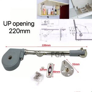 Système de levage hydraulique pour porte battante Tatami avec vérin de maintien et amortisseur, quincaillerie de cuisine - Product Image 4