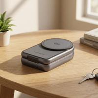 Chargeur sans fil pliable 3-en-1, fin et portable, station de charge sans fil ultra-rapide 25W